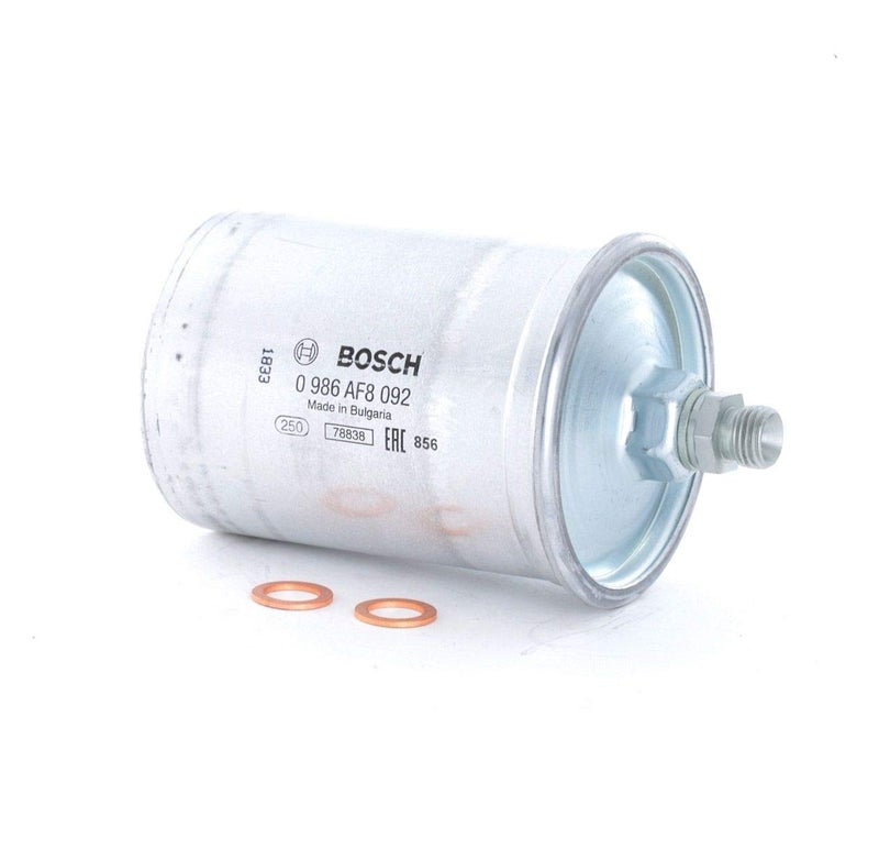 BOSCH 0986AF8092 Gasoline Fuel Filter  Compatible with Select MercedesBenz 400SE 400SEL 500SEC 500SEL 600SEC 600SEL
